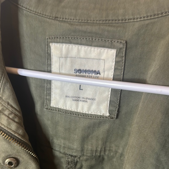 Olive Green Women's Jacket - Picture 2 of 3